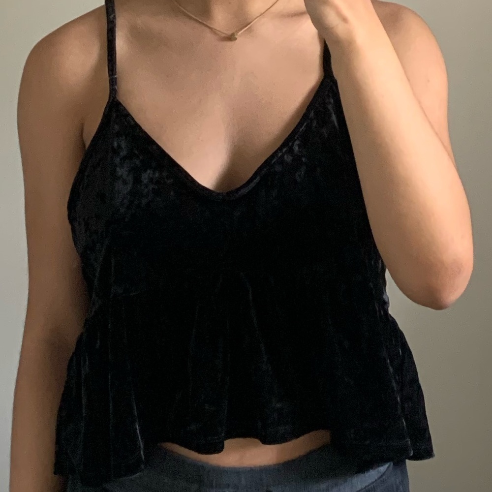 Black Velvet top